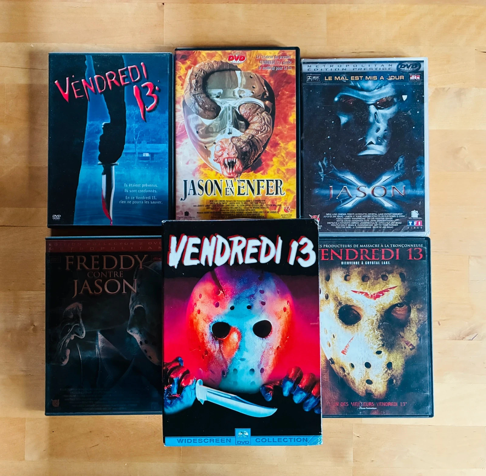Intégrale 12 DVD saga Vendredi 13.